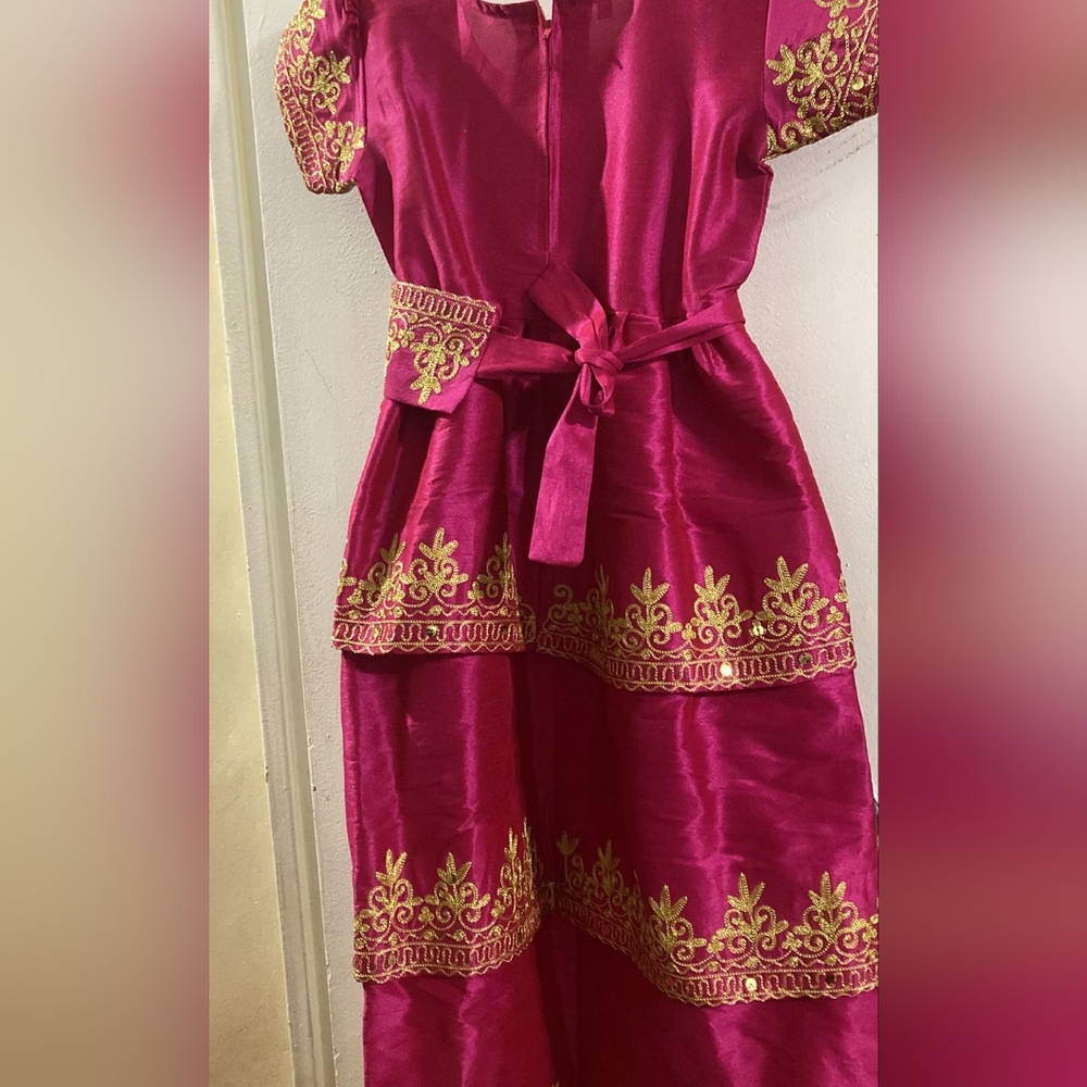 pink UAE dress for girls